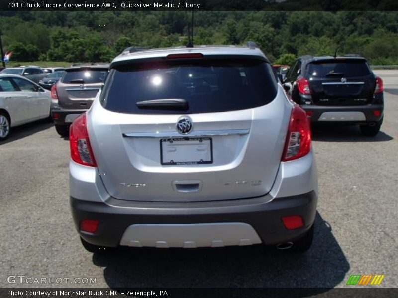 Quicksilver Metallic / Ebony 2013 Buick Encore Convenience AWD