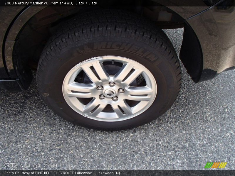 Black / Black 2008 Mercury Mariner V6 Premier 4WD
