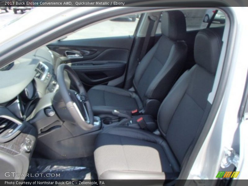 Front Seat of 2013 Encore Convenience AWD