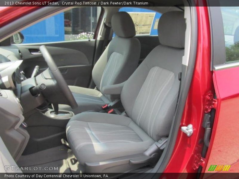 Crystal Red Tintcoat / Dark Pewter/Dark Titanium 2013 Chevrolet Sonic LT Sedan