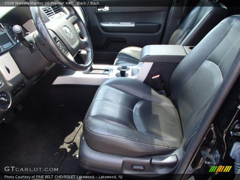 Black / Black 2008 Mercury Mariner V6 Premier 4WD