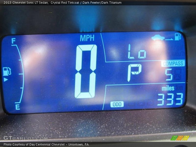 Crystal Red Tintcoat / Dark Pewter/Dark Titanium 2013 Chevrolet Sonic LT Sedan