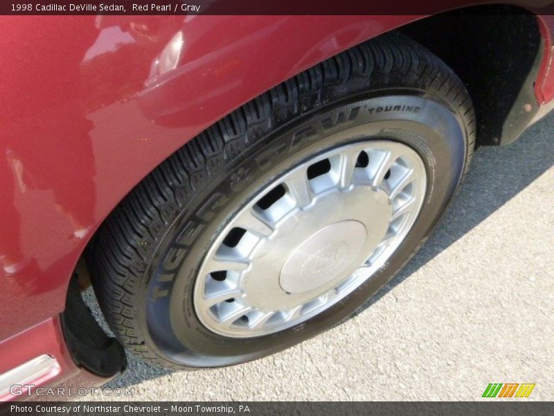 Red Pearl / Gray 1998 Cadillac DeVille Sedan