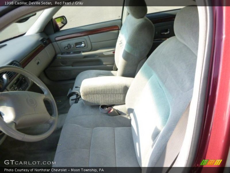Red Pearl / Gray 1998 Cadillac DeVille Sedan