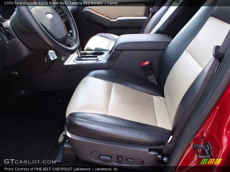 Sangria Red Metallic / Camel 2009 Ford Explorer Eddie Bauer 4x4