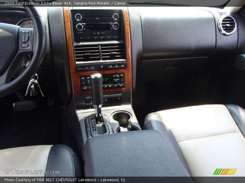 Sangria Red Metallic / Camel 2009 Ford Explorer Eddie Bauer 4x4