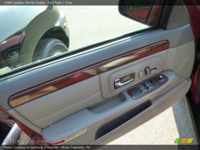 Red Pearl / Gray 1998 Cadillac DeVille Sedan