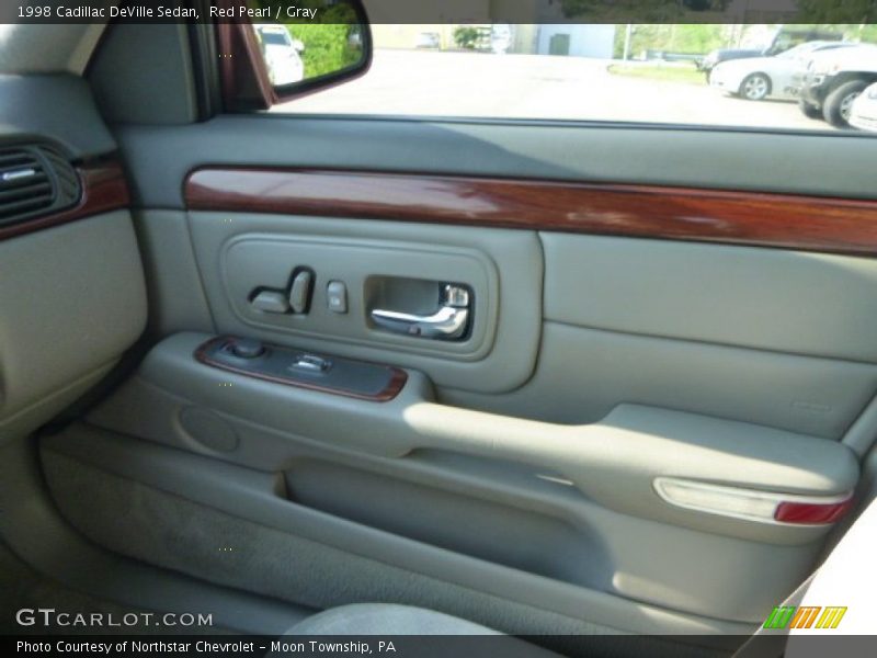 Red Pearl / Gray 1998 Cadillac DeVille Sedan