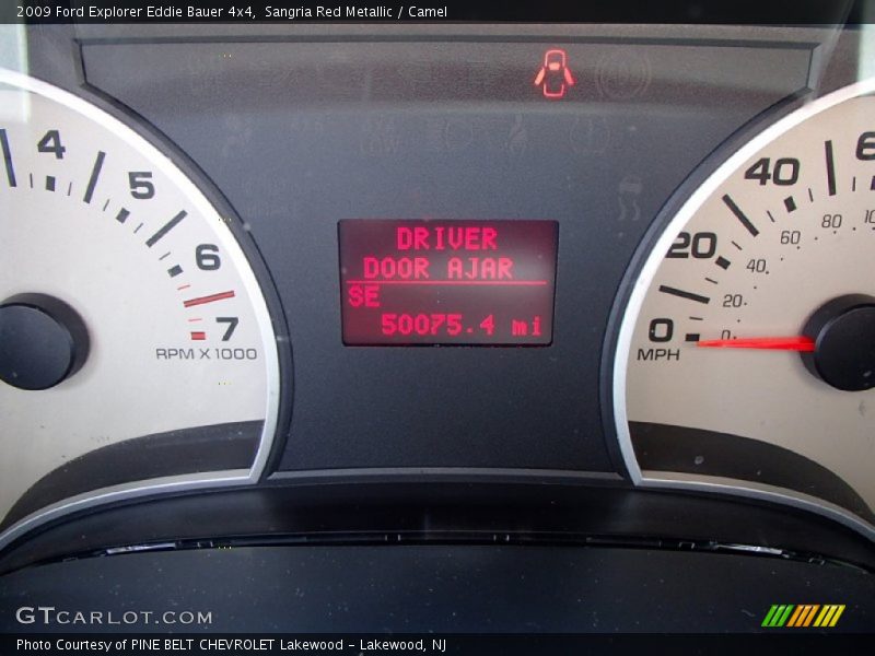 Sangria Red Metallic / Camel 2009 Ford Explorer Eddie Bauer 4x4