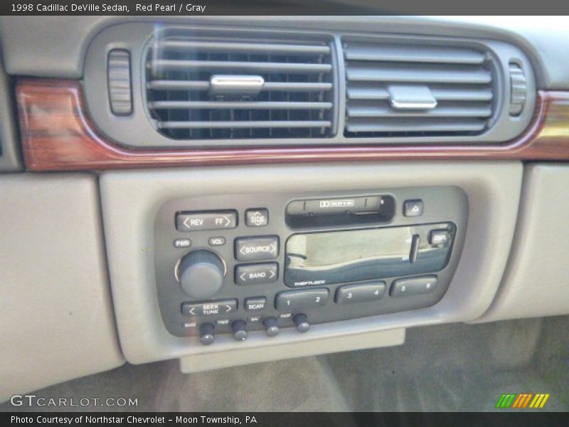 Red Pearl / Gray 1998 Cadillac DeVille Sedan