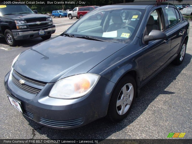 Blue Granite Metallic / Gray 2005 Chevrolet Cobalt Sedan