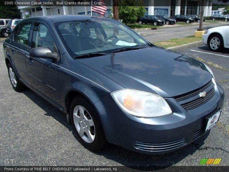 Blue Granite Metallic / Gray 2005 Chevrolet Cobalt Sedan