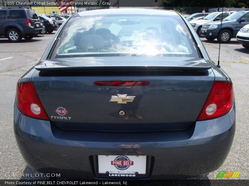 Blue Granite Metallic / Gray 2005 Chevrolet Cobalt Sedan