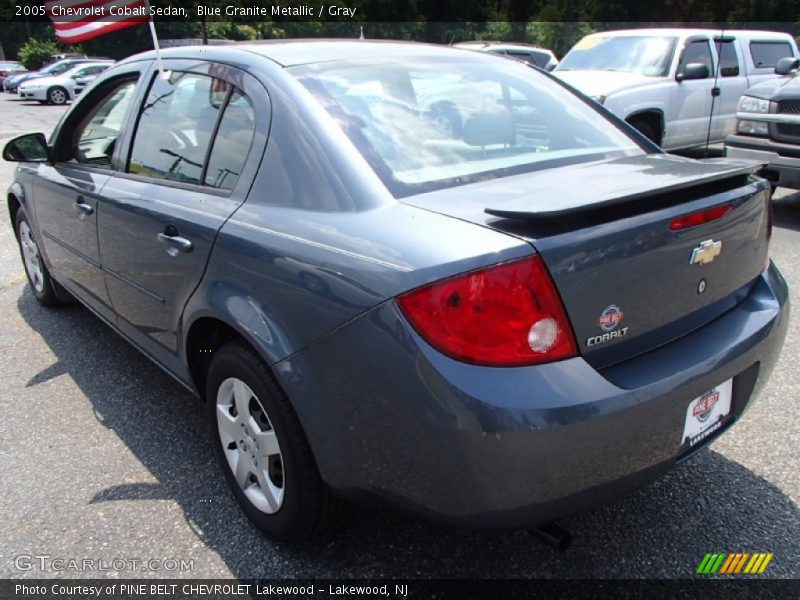 Blue Granite Metallic / Gray 2005 Chevrolet Cobalt Sedan