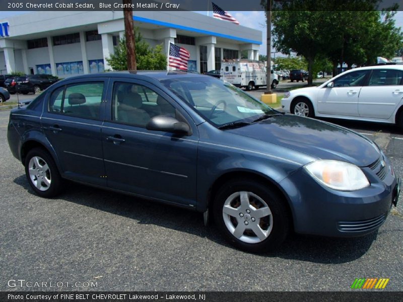 Blue Granite Metallic / Gray 2005 Chevrolet Cobalt Sedan