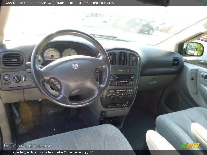 Butane Blue Pearl / Medium Slate Gray 2006 Dodge Grand Caravan SXT