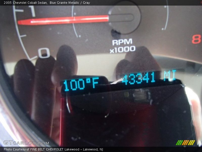 Blue Granite Metallic / Gray 2005 Chevrolet Cobalt Sedan