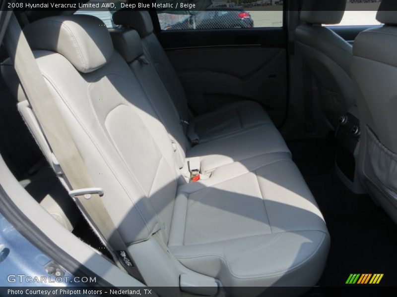 Deep Blue Metallic / Beige 2008 Hyundai Veracruz Limited AWD