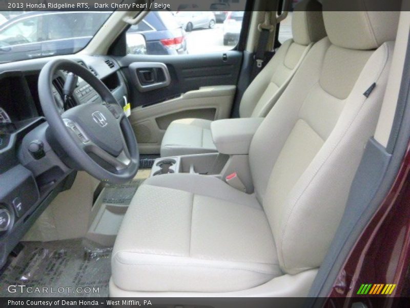  2013 Ridgeline RTS Beige Interior