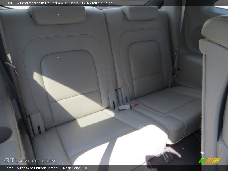 Deep Blue Metallic / Beige 2008 Hyundai Veracruz Limited AWD