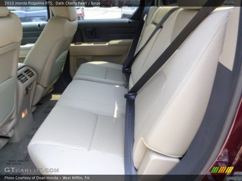 Rear Seat of 2013 Ridgeline RTS