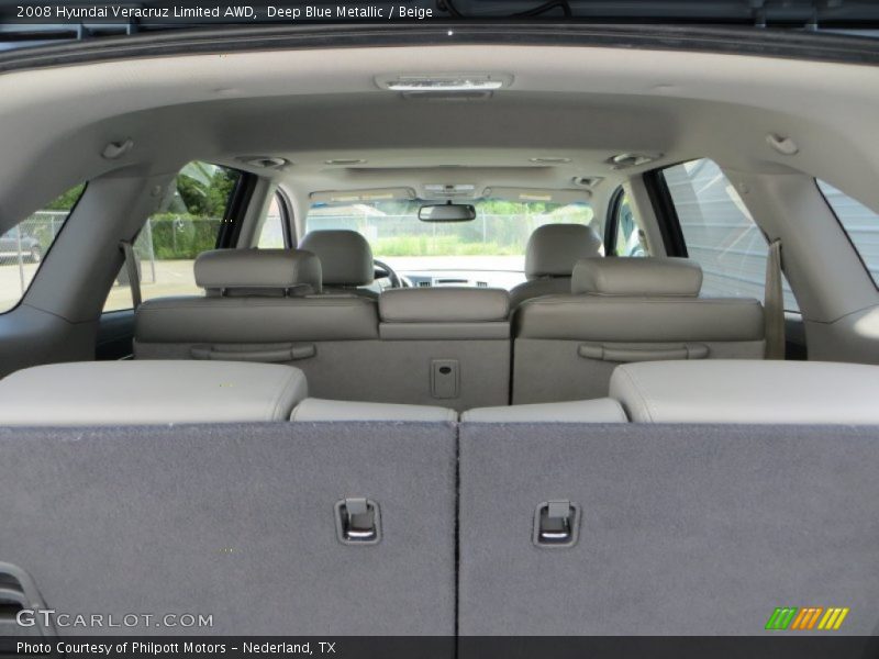 Deep Blue Metallic / Beige 2008 Hyundai Veracruz Limited AWD