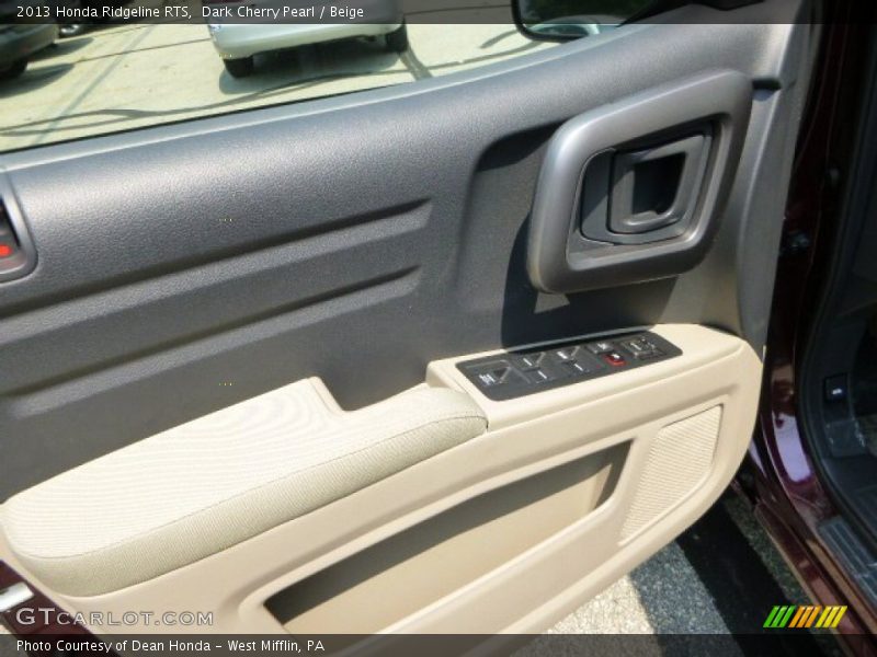 Dark Cherry Pearl / Beige 2013 Honda Ridgeline RTS
