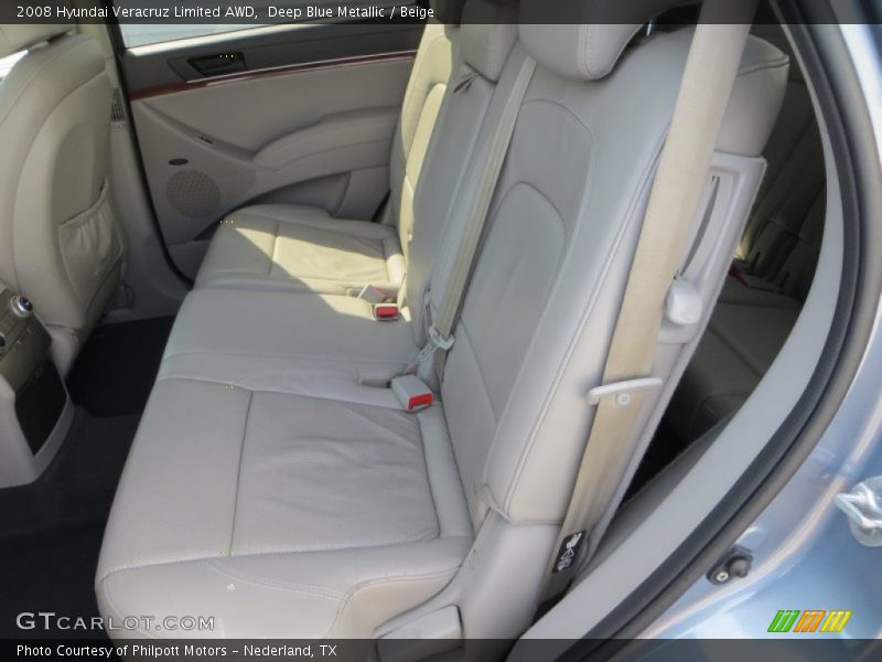 Deep Blue Metallic / Beige 2008 Hyundai Veracruz Limited AWD