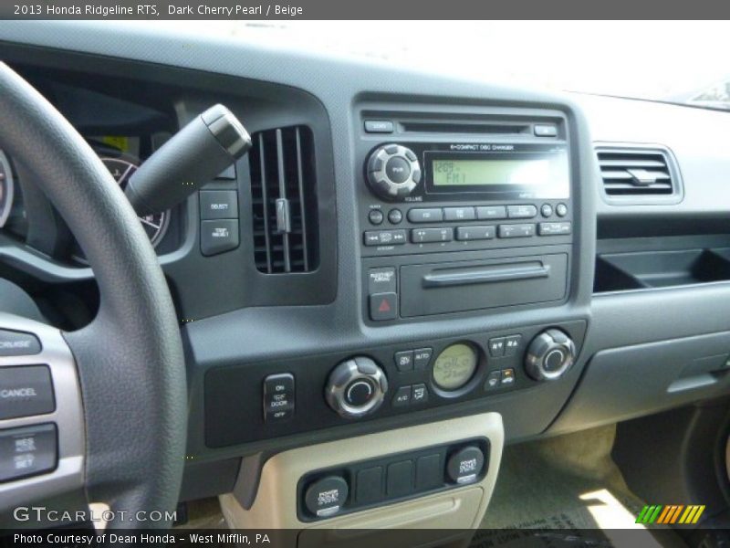 Controls of 2013 Ridgeline RTS