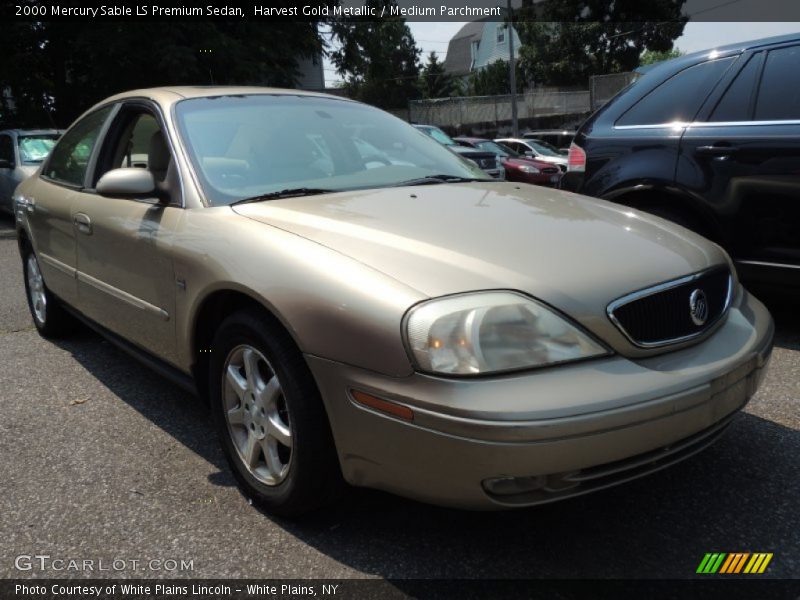 Harvest Gold Metallic / Medium Parchment 2000 Mercury Sable LS Premium Sedan