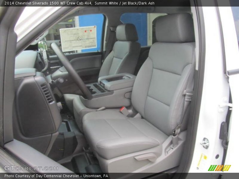 Front Seat of 2014 Silverado 1500 WT Crew Cab 4x4