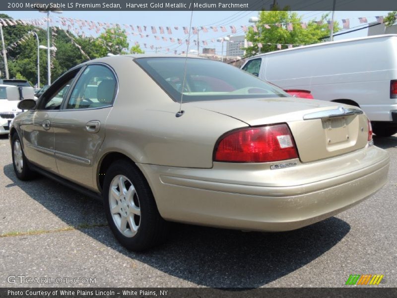 Harvest Gold Metallic / Medium Parchment 2000 Mercury Sable LS Premium Sedan