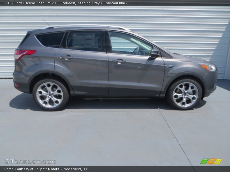 Sterling Gray / Charcoal Black 2014 Ford Escape Titanium 2.0L EcoBoost