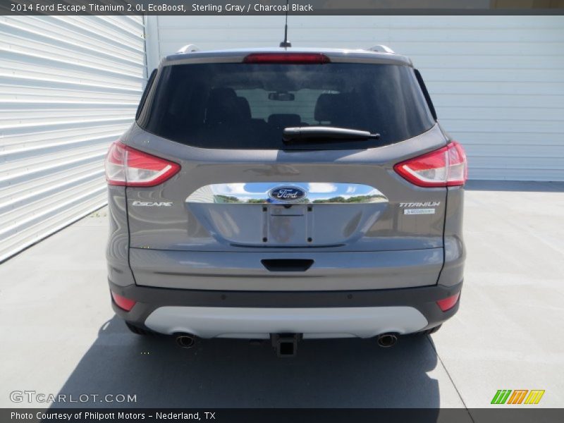 Sterling Gray / Charcoal Black 2014 Ford Escape Titanium 2.0L EcoBoost