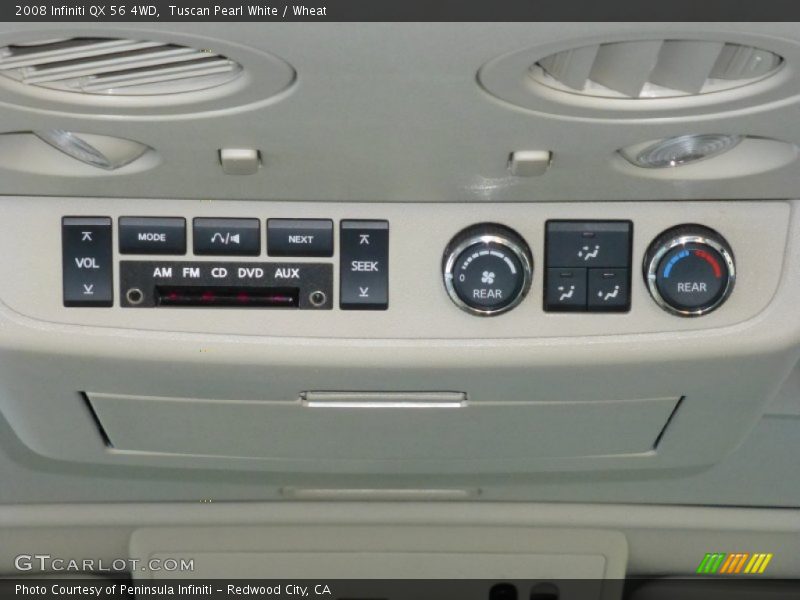 Tuscan Pearl White / Wheat 2008 Infiniti QX 56 4WD