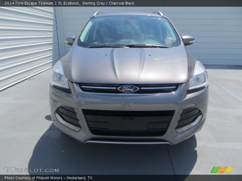 Sterling Gray / Charcoal Black 2014 Ford Escape Titanium 2.0L EcoBoost