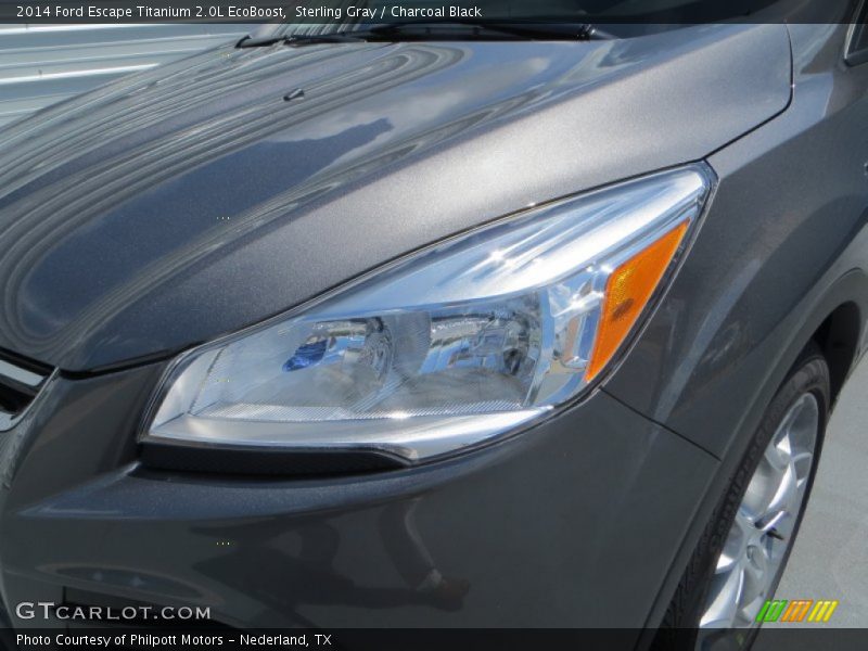 Sterling Gray / Charcoal Black 2014 Ford Escape Titanium 2.0L EcoBoost