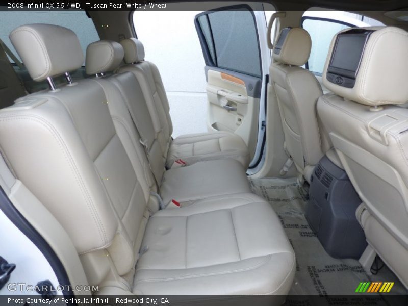 Tuscan Pearl White / Wheat 2008 Infiniti QX 56 4WD