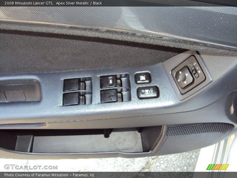 Apex Silver Metallic / Black 2008 Mitsubishi Lancer GTS