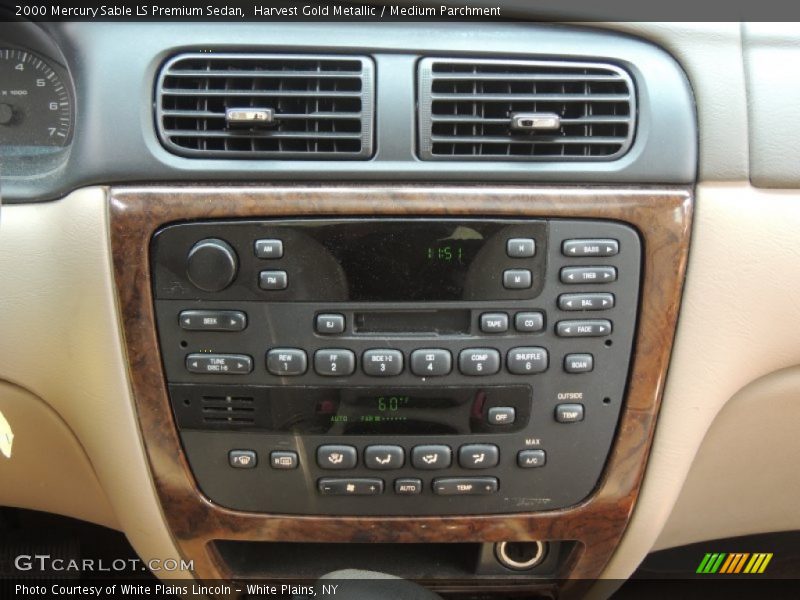 Harvest Gold Metallic / Medium Parchment 2000 Mercury Sable LS Premium Sedan