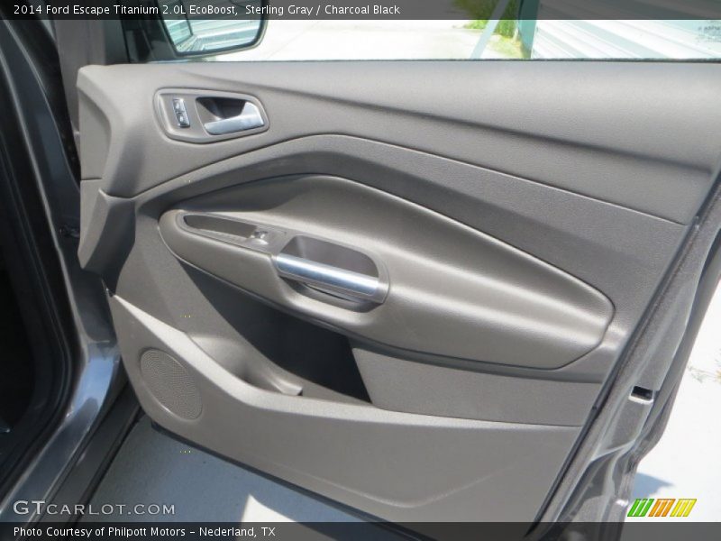 Sterling Gray / Charcoal Black 2014 Ford Escape Titanium 2.0L EcoBoost