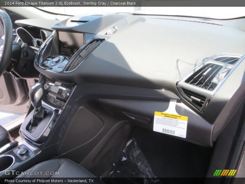 Sterling Gray / Charcoal Black 2014 Ford Escape Titanium 2.0L EcoBoost