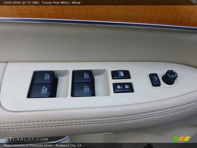 Tuscan Pearl White / Wheat 2008 Infiniti QX 56 4WD