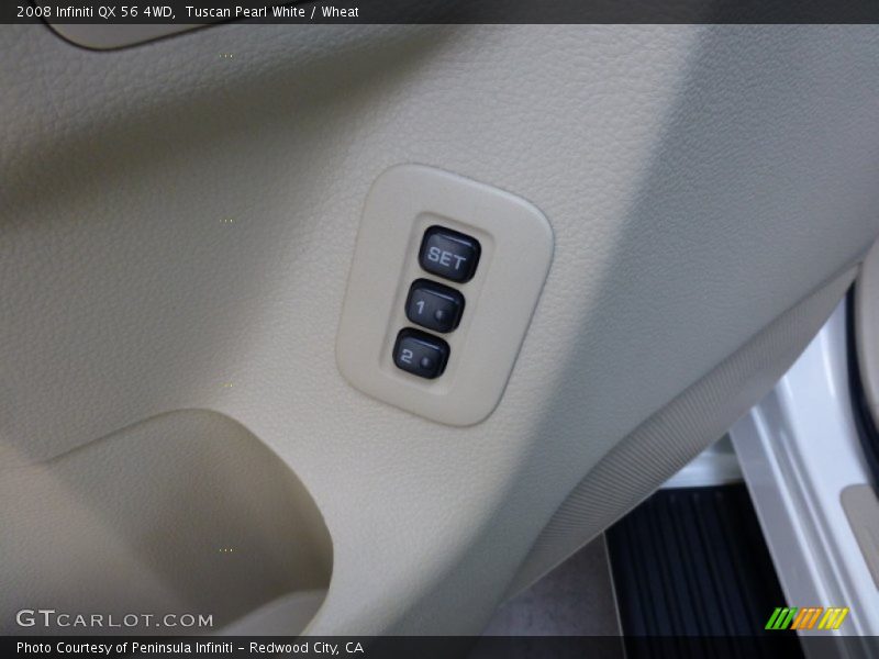 Tuscan Pearl White / Wheat 2008 Infiniti QX 56 4WD