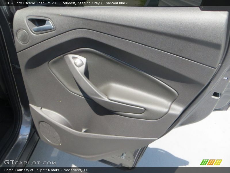 Sterling Gray / Charcoal Black 2014 Ford Escape Titanium 2.0L EcoBoost