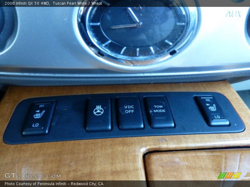 Tuscan Pearl White / Wheat 2008 Infiniti QX 56 4WD