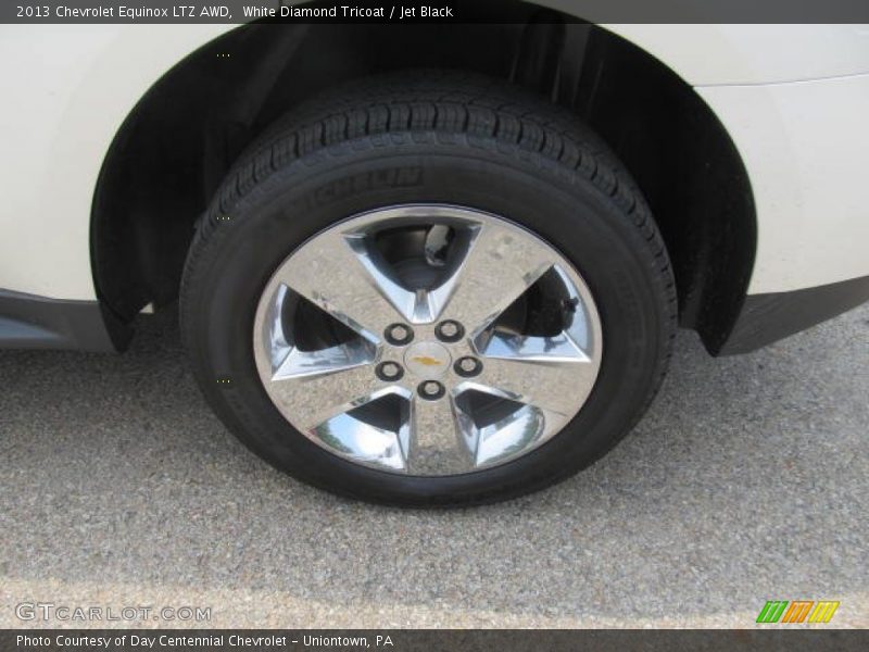 White Diamond Tricoat / Jet Black 2013 Chevrolet Equinox LTZ AWD