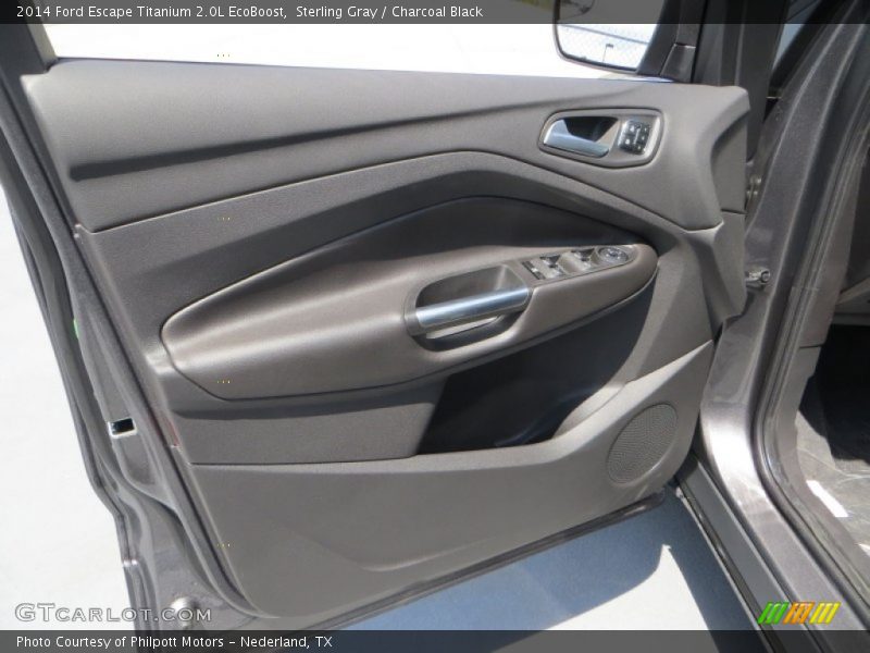 Sterling Gray / Charcoal Black 2014 Ford Escape Titanium 2.0L EcoBoost