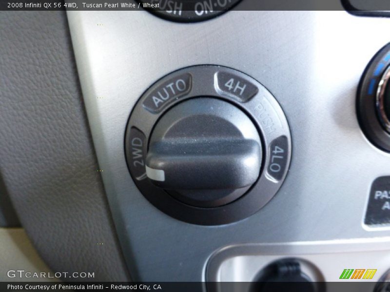 Tuscan Pearl White / Wheat 2008 Infiniti QX 56 4WD