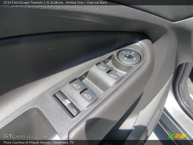 Sterling Gray / Charcoal Black 2014 Ford Escape Titanium 2.0L EcoBoost